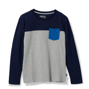 Boys Territory Long-Sleeve Pocket T-Shirt