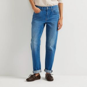 Women’s Boyfriend Mid-Rise Slim Fit Jeans