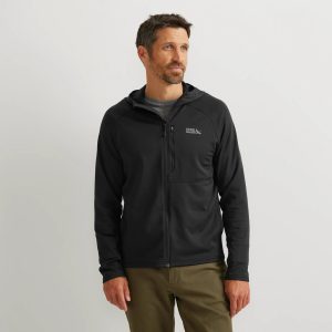 Men’s High Route Grid Fleece-Lined Full-Zip Hoodie